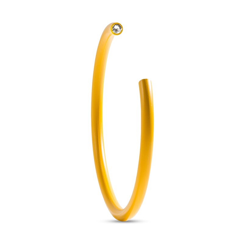 Main Image 1 of Stella Valle Color Bangle Bracelet Yellow Matte-Plated Brass