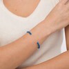 Thumbnail Image 3 of Stella Valle Color Bangle Bracelet Blue Matte Ceramic Over Brass