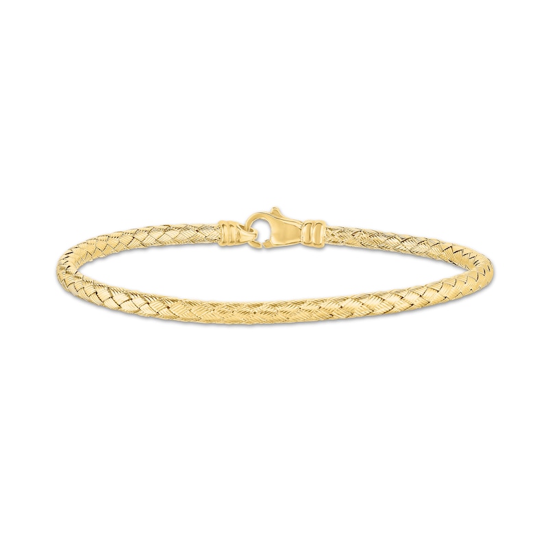 Main Image 1 of Weave Bracelet 14K Yellow Gold 7.25"