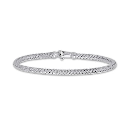 Weave Bracelet 14K White Gold 7.25"