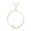 Thumbnail Image 1 of "LOVE" Bolo Bracelet 10K Yellow Gold