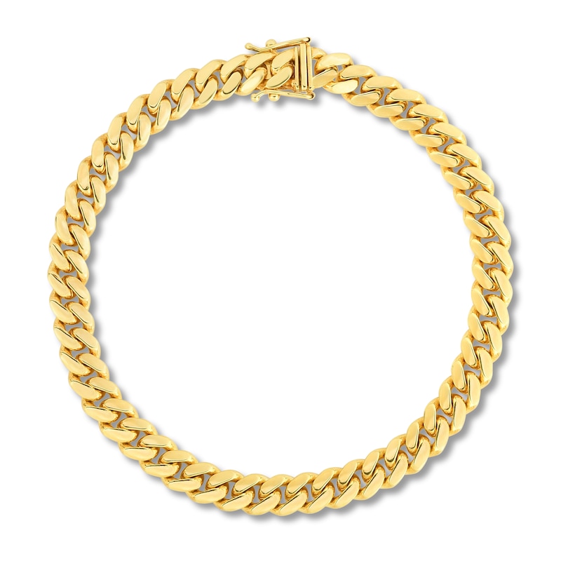 14k Yellow Gold Bangle Bracelet w/Screw Lock