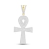 Thumbnail Image 0 of Men's Diamond Ankh Charm 3/4 ct tw Round 10K Yellow Gold