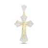 Thumbnail Image 1 of Men's Diamond Crucifix Pendant Charm 1/2 ct tw 10K Yellow Gold