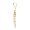 Thumbnail Image 3 of Men's Diamond Crucifix Pendant Charm 1/2 ct tw 10K Yellow Gold