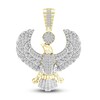 Thumbnail Image 1 of Men's Diamond Eagle Charm 1/2 ct tw Round 10K Yellow Gold