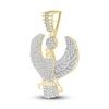 Thumbnail Image 2 of Men's Diamond Eagle Charm 1/2 ct tw Round 10K Yellow Gold