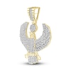 Thumbnail Image 1 of Men's Diamond Eagle Charm 1/2 ct tw Round 10K Yellow Gold