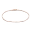 Thumbnail Image 1 of Solid Paperclip Chain Bracelet 14K Rose Gold 7.25"