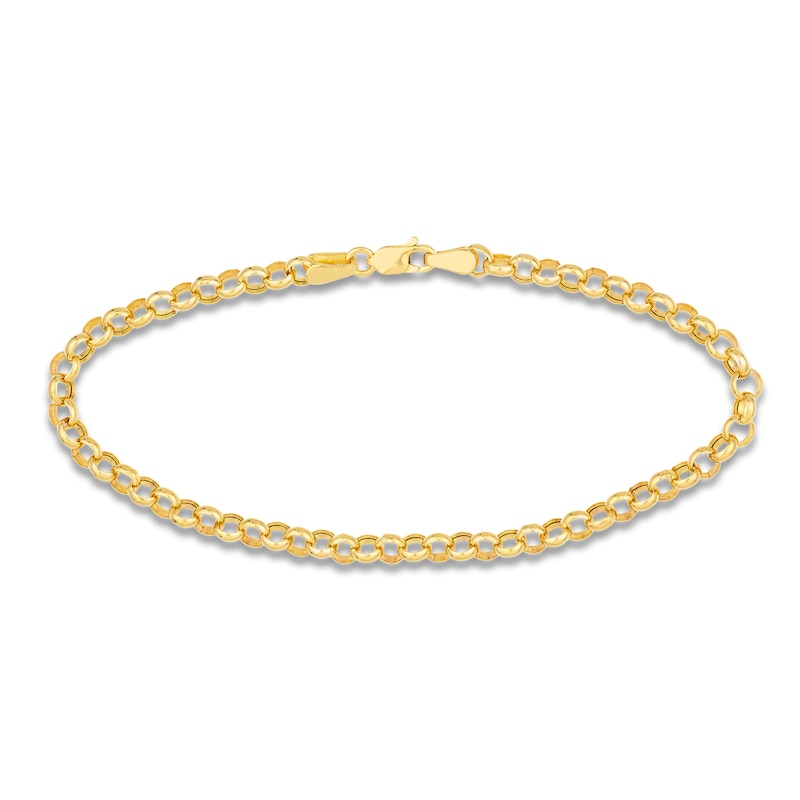 Rolo Chain Bracelet 14K Yellow Gold 7.25"