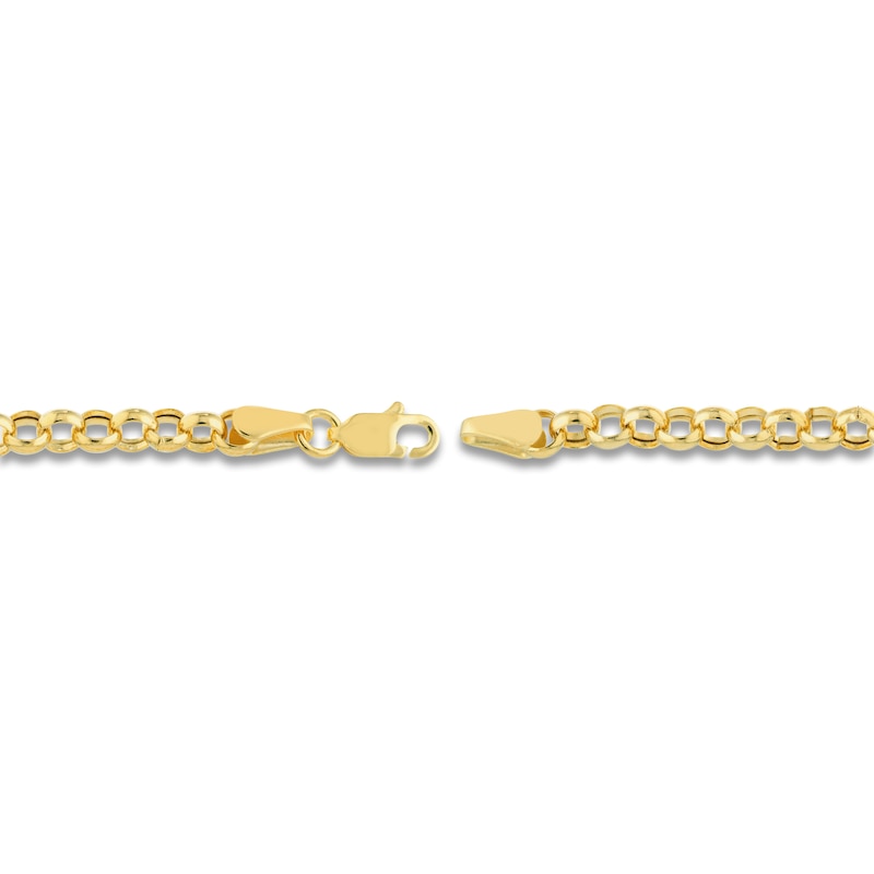 Main Image 3 of Rolo Chain Bracelet 14K Yellow Gold 7.25"