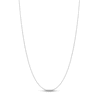 Thumbnail Image 0 of Solid Box Chain Necklace 14K White Gold 18" 0.66mm