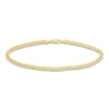 Thumbnail Image 0 of Solid Cuban Link Chain Bracelet 14K Yellow Gold 8"