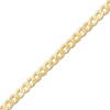 Thumbnail Image 2 of Solid Cuban Link Chain Bracelet 14K Yellow Gold 8"