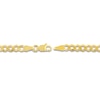 Thumbnail Image 3 of Solid Cuban Link Chain Bracelet 14K Yellow Gold 8"