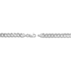 Thumbnail Image 2 of Solid Cuban Link Chain Bracelet 14K White Gold 8.5"