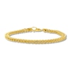 Thumbnail Image 1 of Square Franco Chain Bracelet 14K Yellow Gold 8.75"