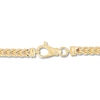 Thumbnail Image 2 of Square Franco Chain Bracelet 14K Yellow Gold 8.75"