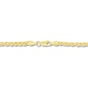 Thumbnail Image 2 of Hollow Round Wheat Chain Bracelet 14K Yellow Gold 7.25"