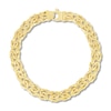 Thumbnail Image 1 of Hollow Byzantine Chain Bracelet 14K Yellow Gold 7.25"