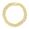 Thumbnail Image 1 of Solid Byzantine Chain Bracelet 14K Yellow Gold 8"