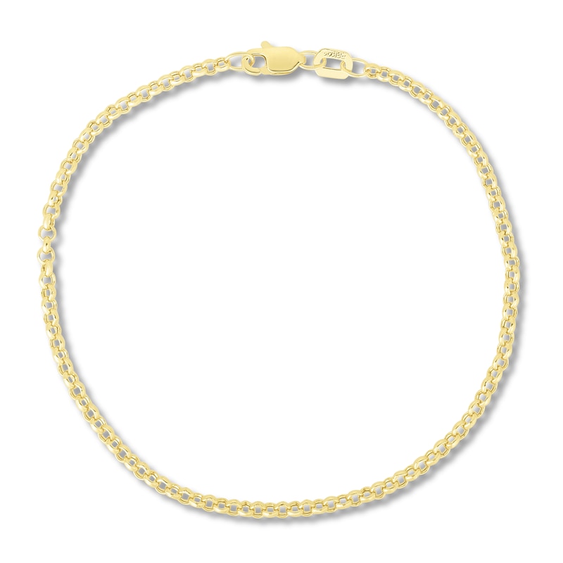 Main Image 1 of Rolo Chain Bracelet 14K Yellow Gold 7"
