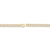 Thumbnail Image 2 of Solid Pave Curb Chain Bracelet 14K Yellow Gold 8.5"