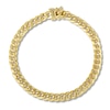 Thumbnail Image 1 of Semi-Solid Miami Cuban Link Bracelet 14K Yellow Gold 8.5"