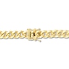 Thumbnail Image 2 of Semi-Solid Miami Cuban Link Bracelet 14K Yellow Gold 8.5"