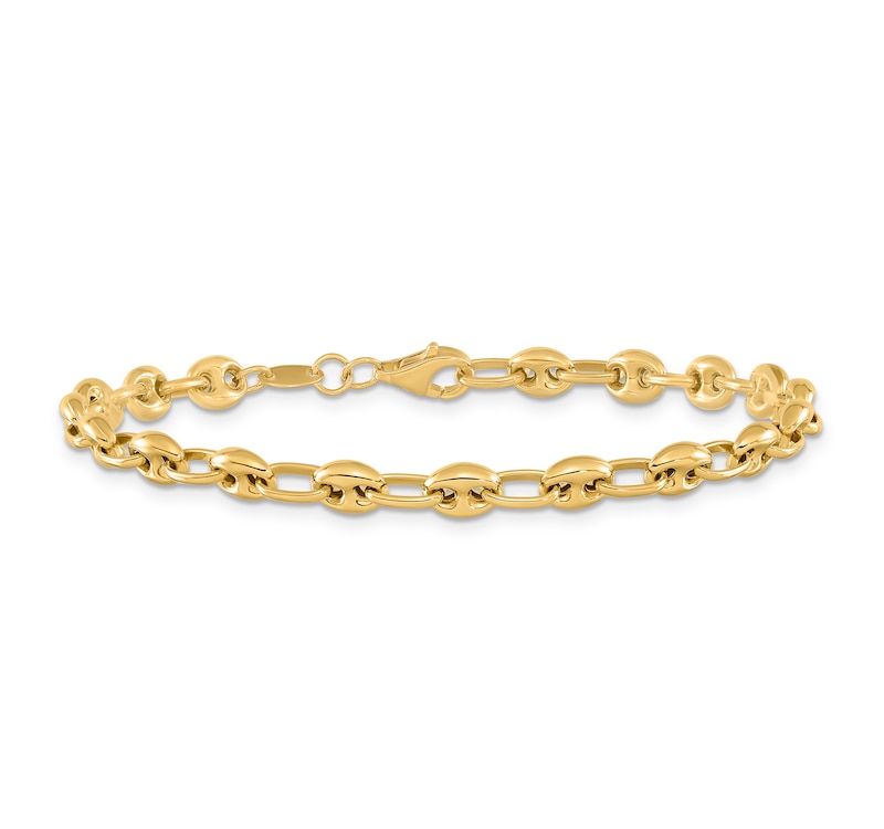 Link Bracelet 14K Yellow Gold 7.5"