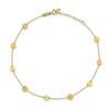 Thumbnail Image 1 of Disk Anklet 14K Yellow Gold 9"