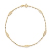 Thumbnail Image 1 of Fancy Filigree Anklet 14K Yellow Gold 9"