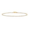 Thumbnail Image 1 of Open Link Cable Anklet 14K Yellow Gold 10"