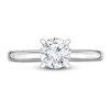 Thumbnail Image 3 of Diamond Solitaire Engagement Ring 3/8 ct tw Round 14K White Gold (I2/I)