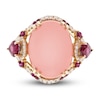 Thumbnail Image 1 of Natural Ruby & Natural Opal Ring 3/8 ct tw 14K Yellow Gold