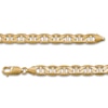 Thumbnail Image 2 of Men's Solid Mariner Link Bracelet 14K Yellow Gold 8.5" 10mm