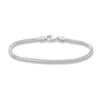 Thumbnail Image 1 of Solid Round Franco Chain Bracelet 14K White Gold 8.5" 3.6mm