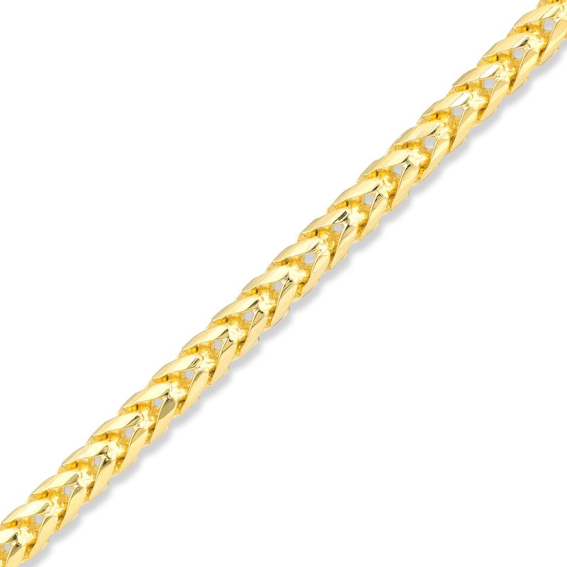 Main Image 2 of Solid Round Franco Chain Bracelet 14K Yellow Gold 8.5" 3.6mm