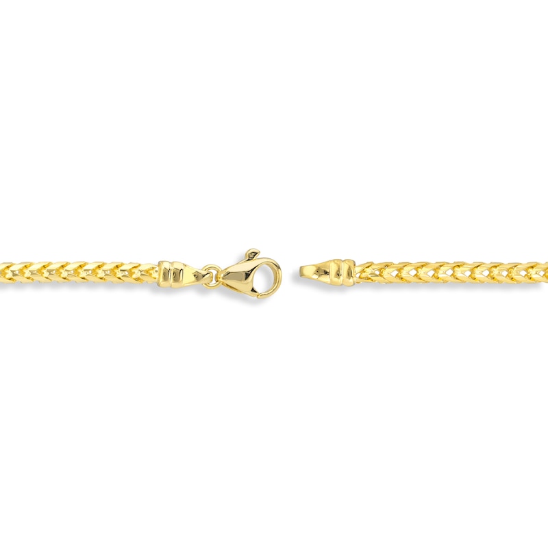 Main Image 3 of Solid Round Franco Chain Bracelet 14K Yellow Gold 8.5" 3.6mm