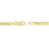 Thumbnail Image 2 of Men's Solid Round Cuban Chain Bracelet 14K Yellow Gold 7.25" 3.1mm