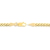 Thumbnail Image 3 of Solid Flat Bombe Franco Chain Bracelet 14K Yellow Gold 8.5" 4.0mm