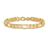 Thumbnail Image 0 of Men's Solid Figaro Chain Bracelet 14K Yellow Gold 8.0mm 8"