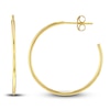 Thumbnail Image 1 of Round Wire Hoop Earrings 14K Yellow Gold 25mm