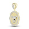 Thumbnail Image 2 of Men's Diamond Bull Charm 1 ct tw Round 10K Yellow Gold