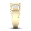 Thumbnail Image 3 of Men's Diamond Ring 1/2 ct tw Square-cut 10K Yellow Gold