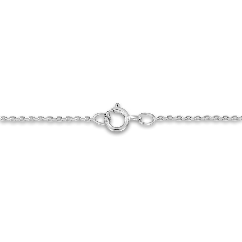 Main Image 4 of Men's Diamond Ankh Charm 2 ct tw Round 10K White Gold