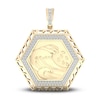 Thumbnail Image 1 of Men's Diamond Water Charm 1/3 ct tw Round 10K Yellow Gold