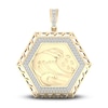 Thumbnail Image 0 of Men's Diamond Water Charm 1/3 ct tw Round 10K Yellow Gold