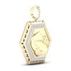 Thumbnail Image 2 of Men's Diamond Water Charm 1/3 ct tw Round 10K Yellow Gold