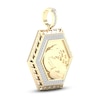 Thumbnail Image 1 of Men's Diamond Water Charm 1/3 ct tw Round 10K Yellow Gold